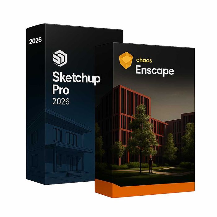 SketchUp Pro 2026 + Enscape 3D