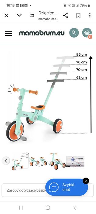 Rowerek HyperMotion 5 w 1