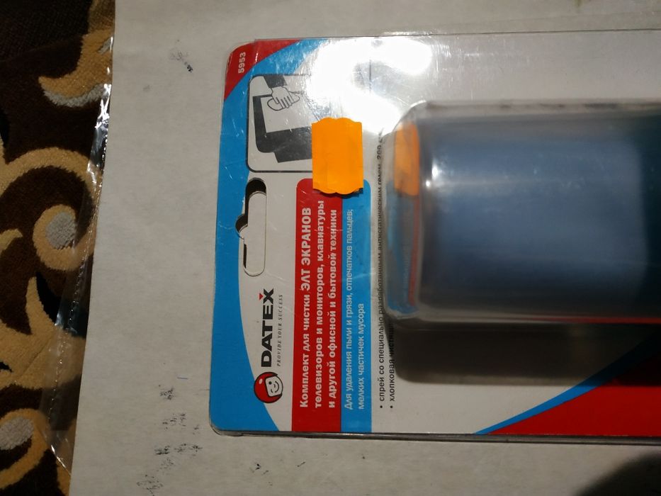 Комплект для чистки  Datex для телевизоров и мониторов 250мл.Новый.