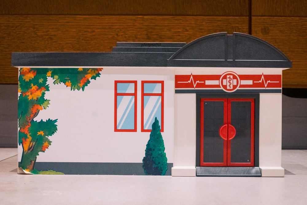 Playmobil zestaw szpital + akcesoria