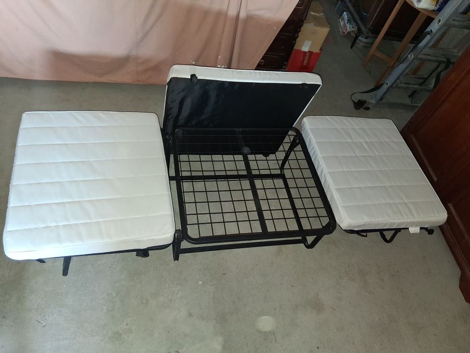 Cama individual dobravel