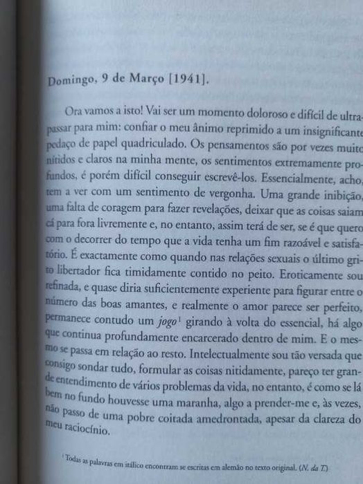 Diário (1941-1943) - Etty Hillesum