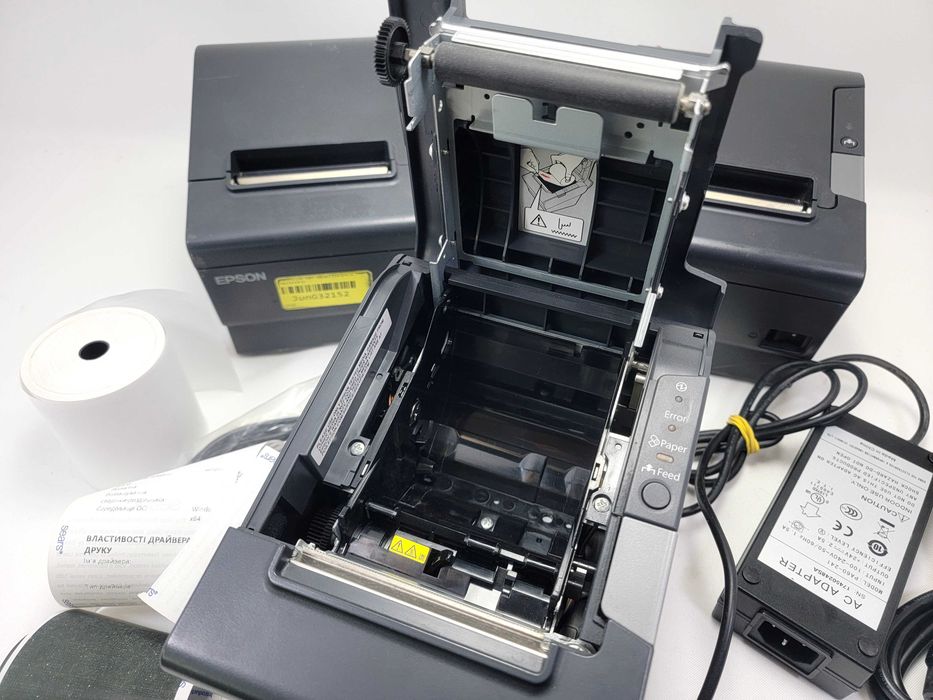 EPSON TM-T88V принтер чеків з автообрізкою, ширина 80мм, 200мм/сек USB або Ethernet