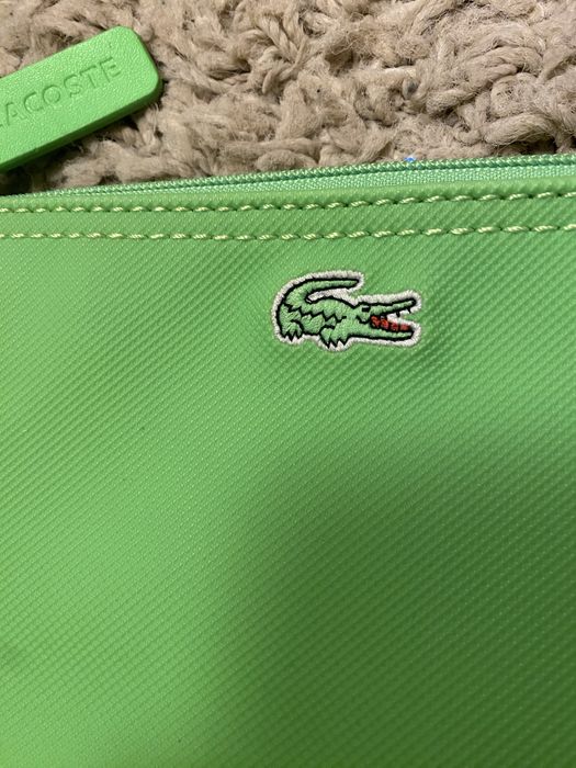 Kosmetyczka saszetka lacoste neonowa