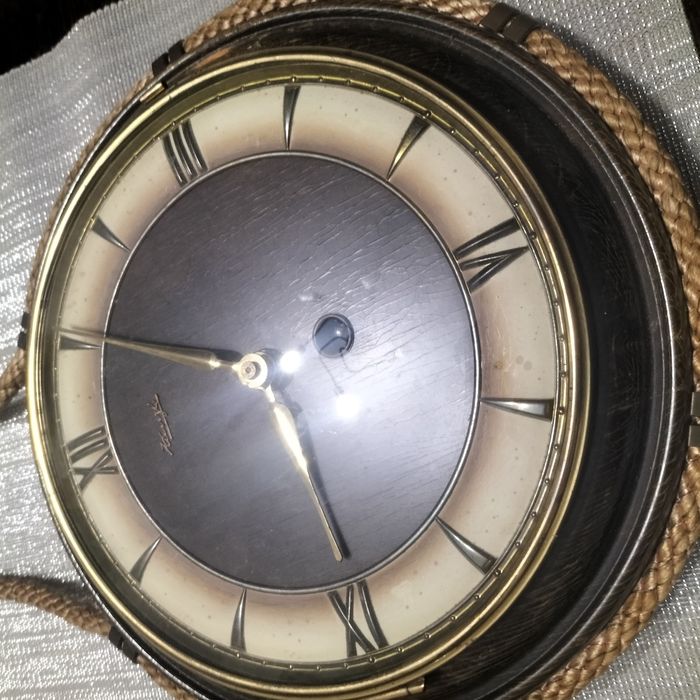 Zegar wiszący mechaniczny Kienzle Schwebegang lata 60