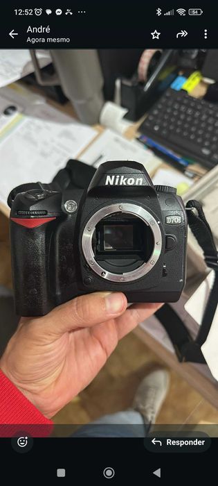 Nikon D70s + Objetiva Nikkor 135-45mm + Pentax Winder ME II