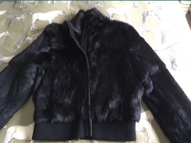 Blusão pelo de coelho