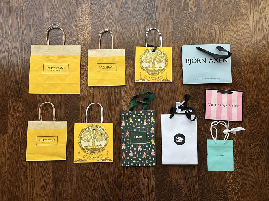 Пакеты Tiffany Icon Spazio ЦУМ Givenchy Armani Diesel L’Occitane