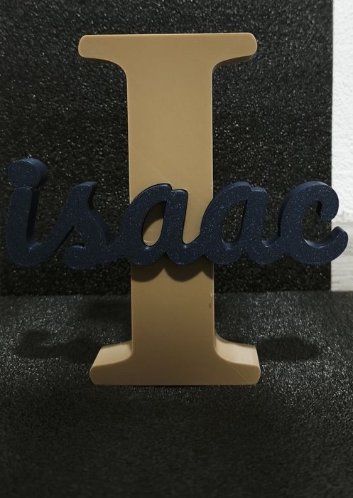 Letra decorativa personalizada com nome