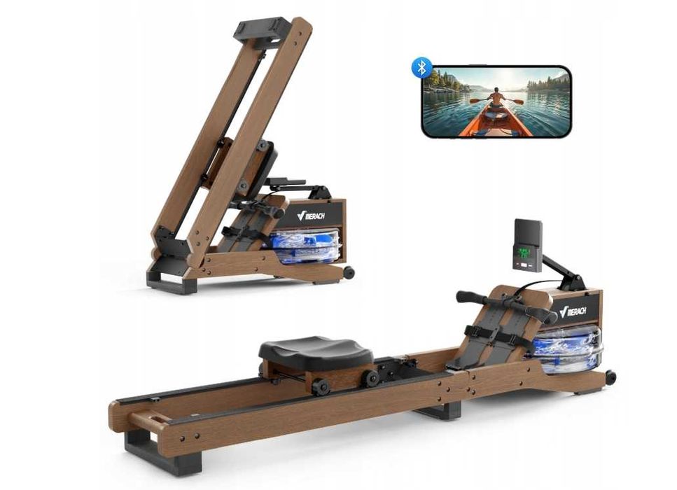 Merach Wodny Wioślarz Składany, Monitor LCD Wygodne Siedzisko