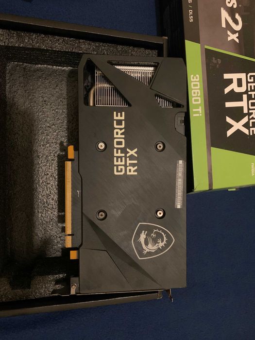 MSI Ventus 2x Nvidia Geforce RTX 3060 TI [Avariada]