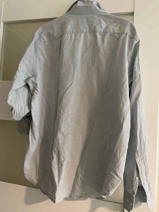 koszula męska L RESERVED regular fit - LINEN BLEND