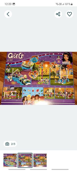 Friends kolejka górska nowe klocki