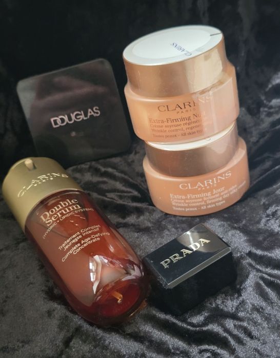 Clarins Double serum+krem dzienny i nocny Jour and Nuit okazja olx !