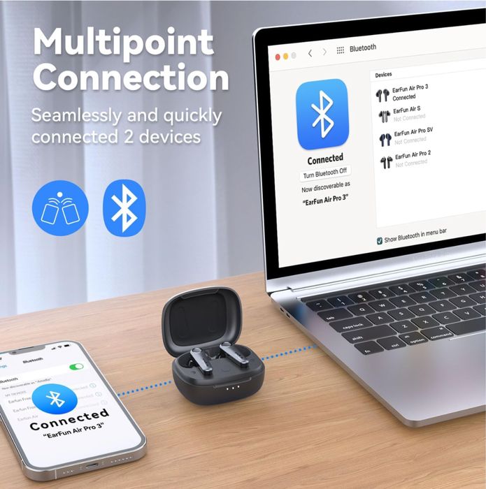 бездротові навушники EarFun Air Pro 3