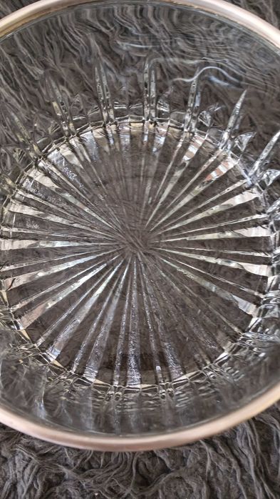 Tigela Cristal Centro de Mesa Saladeira Anos 60