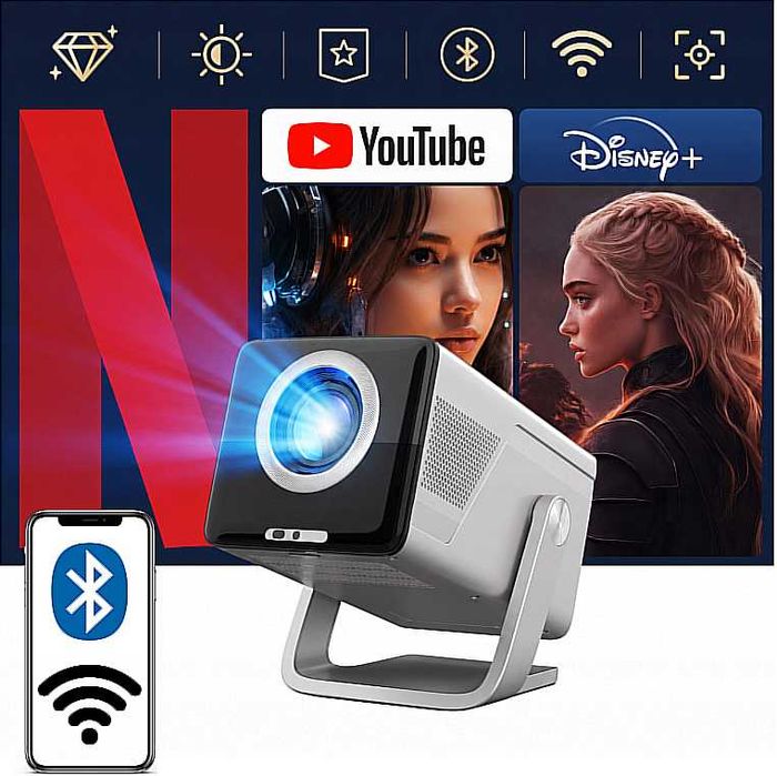 Magcubic X7 Projektor Rzutnik LED Full HD 1080p 8K 800 ANSI Bluetooth WiFi