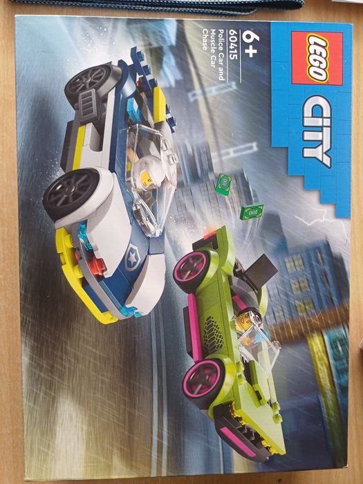 Lego city 60415 radiowóz i  auto muscal Chase
