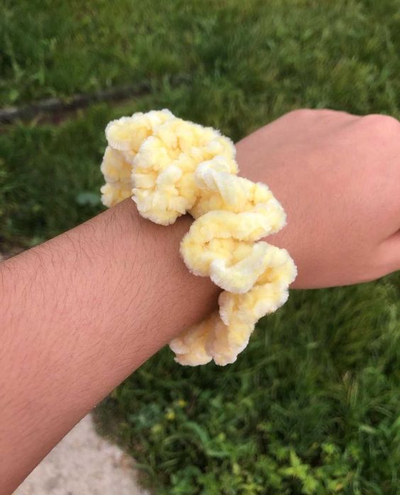 Scrunchies feitos á mão