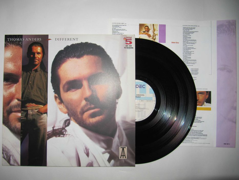 THOMAS ANDERS (Modern Talking) - Different - 1989 * Оригінал (NM/NM)