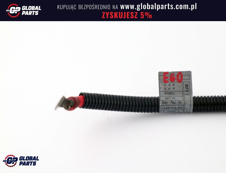 BMW E60 E53 X3 E83 X3 Kabel Przewód Alternatora