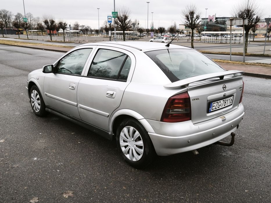 Opel Astra G 1.4 benzyna + LPG 2003r Hak, czujniki parkowania.