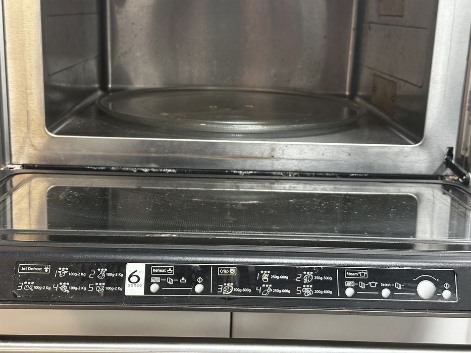 Вбудована мікрохвильовка Whirlpool AMW 535/IX 40л (гриль + конвекція + пар) — ідеальний стан!