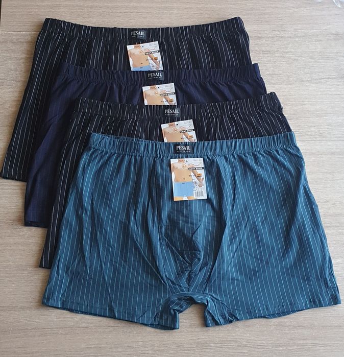 4×bokserki męskie 6XL, duże wygodne