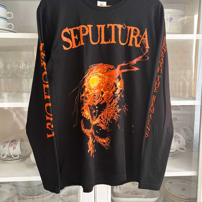 Новий лонгслів Sepultura - Beneath The Remains : S , M , L , XL , XXL