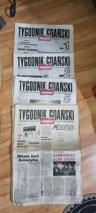Tygodnik Solidarność 1981/1989/1990, Tygodnik Gdański Solidarność 1989