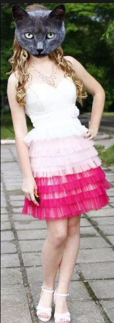 платье сарафан градиент