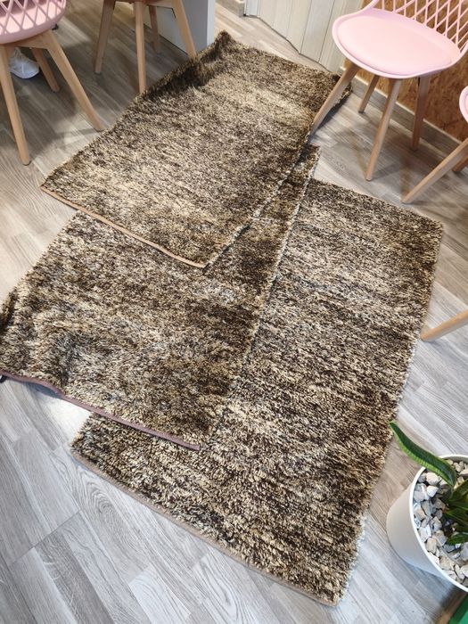 Conjunto 3 tapetes usados 158x83cm