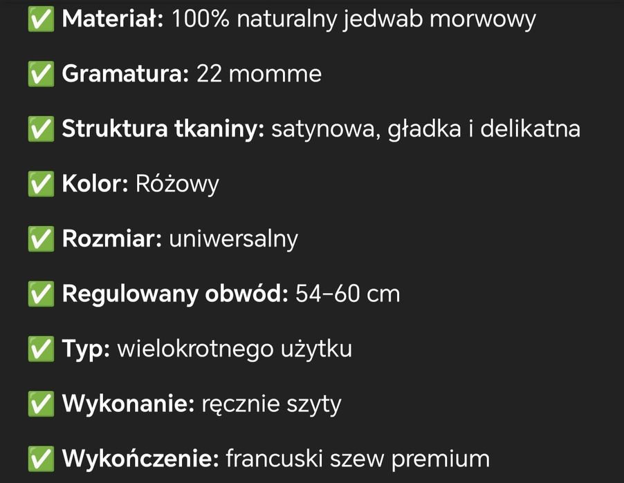Turban z jedwabiu