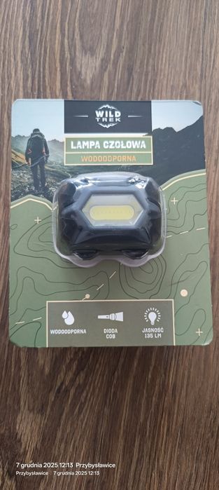 Latarka czołowa LED czołowa nowa wodoodporna