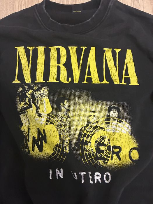світшот nirvana мерч y2k