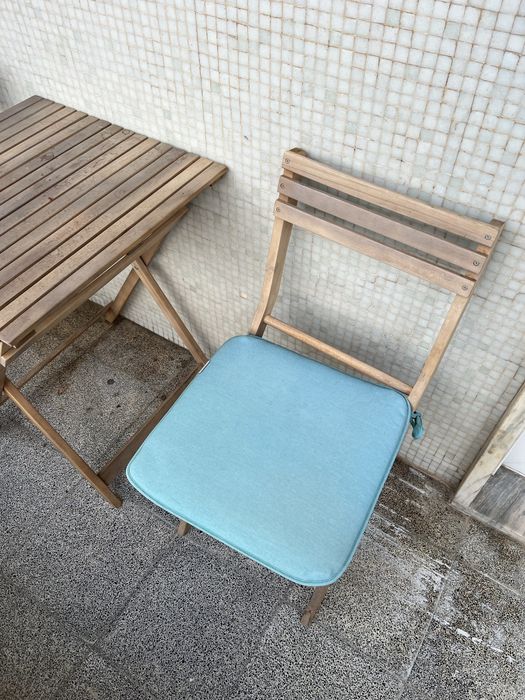 Set mesa e cadeiras de rua