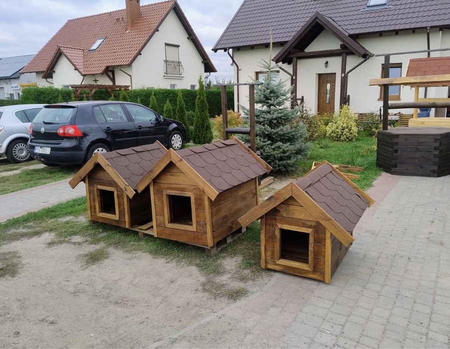 Buda dla psa z ocieploną podłogą