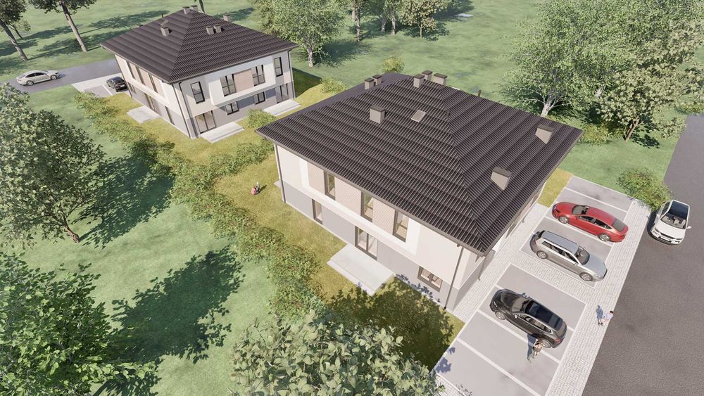 APARTAMENTY dwupoziomowe w Połańcu z ogrodem i dwoma miejscami parkingowymi!