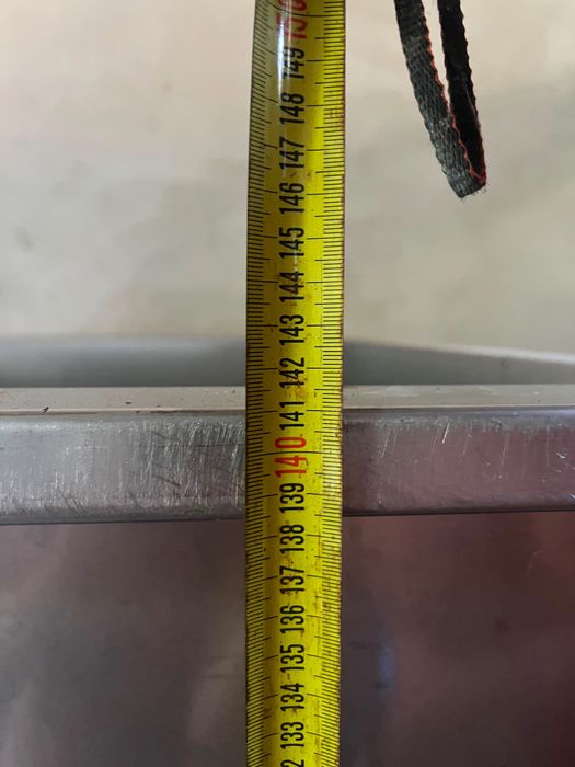 Lagar em inox 1000 + 1500 litros