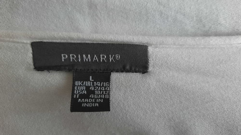 Biała Narzutka- Kardigan - Primark