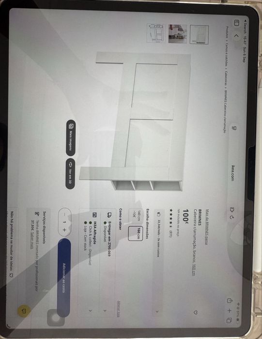 cabeceira brimnes ikea