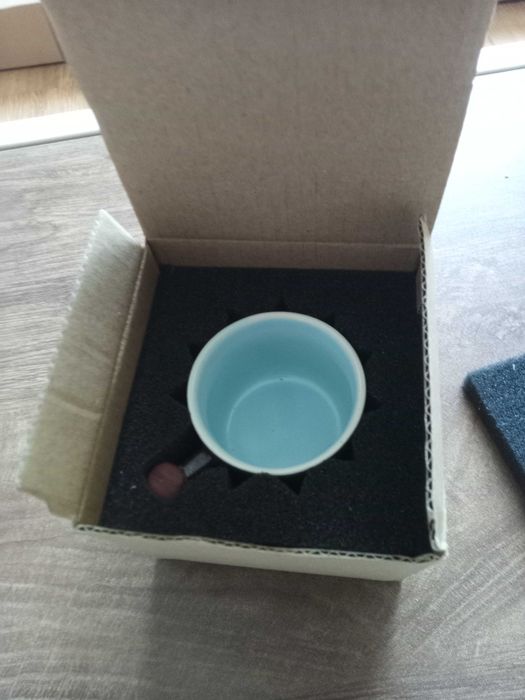 Ręcznie robiony kubek ceramiczny na expresso