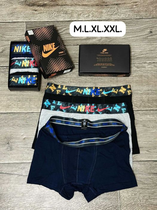 Bielizna męska 3pak bokserki Nike kolory premium M-XXL