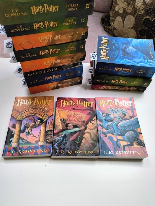 #693 Harry Potter zestaw 1-3 stare wydanie