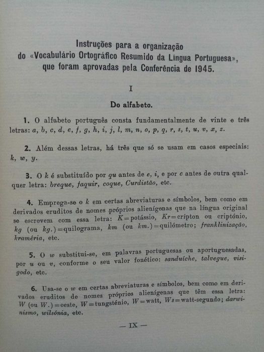 livro: “Vocabulário ortográfico resumido da língua portuguesa”