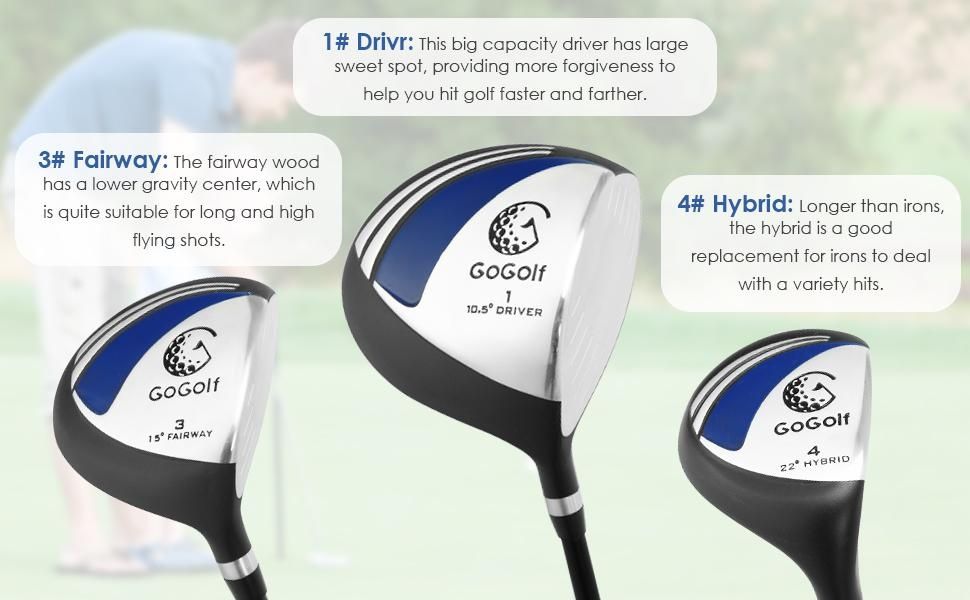 Conjunto Saco e Tacos de Golfe com  Alças Ajustáveis
