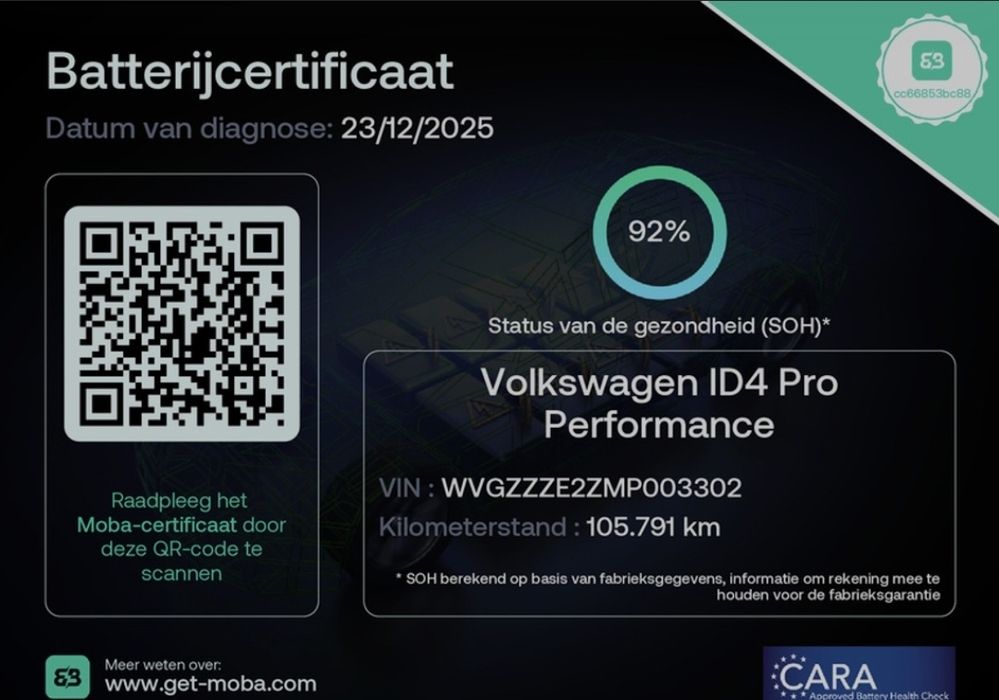 VW ID.4 Pro performance 1st Max 77kwh SOH 92% ( Reservado)