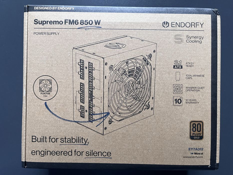 ENDORFY Supremo FM6 850W 80 Plus Gold ATX 3.1