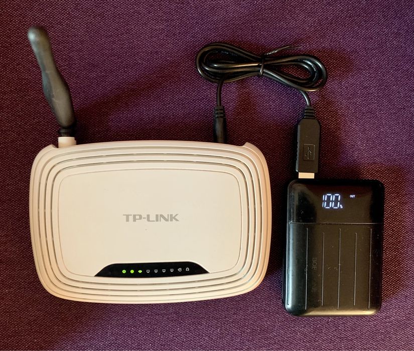 Кабель-адаптер для роутерів від повербанку 5в, 9в USB - 12В DC