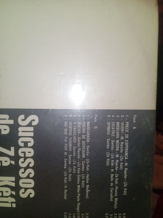 Disco vinil antigo